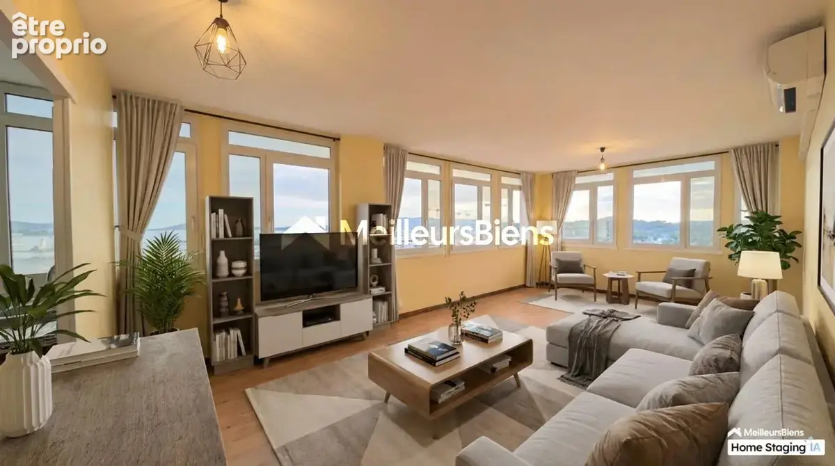 Grand T4 vue exceptionnelle sur la rade - photo 2