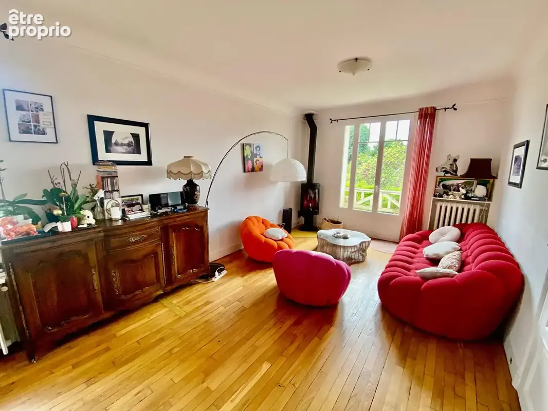 Saint Leu La Foret, meulière 145m2 sur 526m2 de terrain. - photo 4