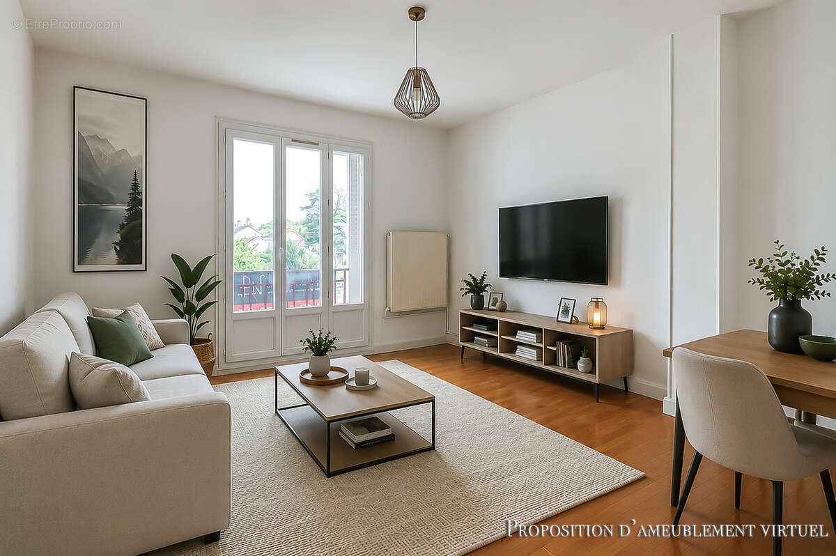 Rue des Alliés - Lumineux T3 de 61.03m2 traversant avec balcon - vue sur la Bastille - photo 13