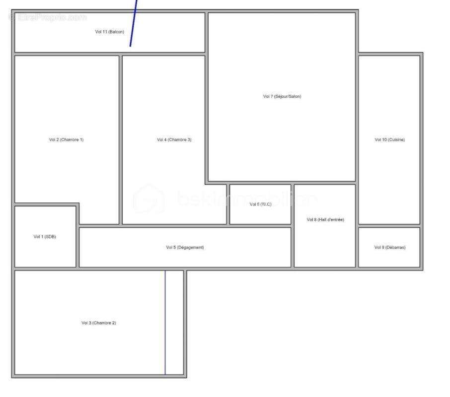 Appartement à MARSEILLE-13E