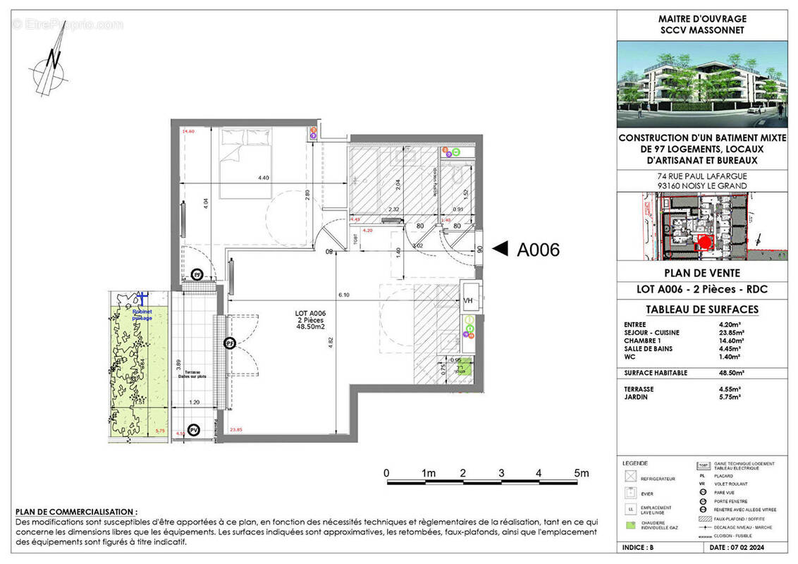 Appartement à NOISY-LE-GRAND
