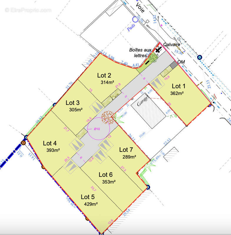 Terrain à AIGREFEUILLE-SUR-MAINE