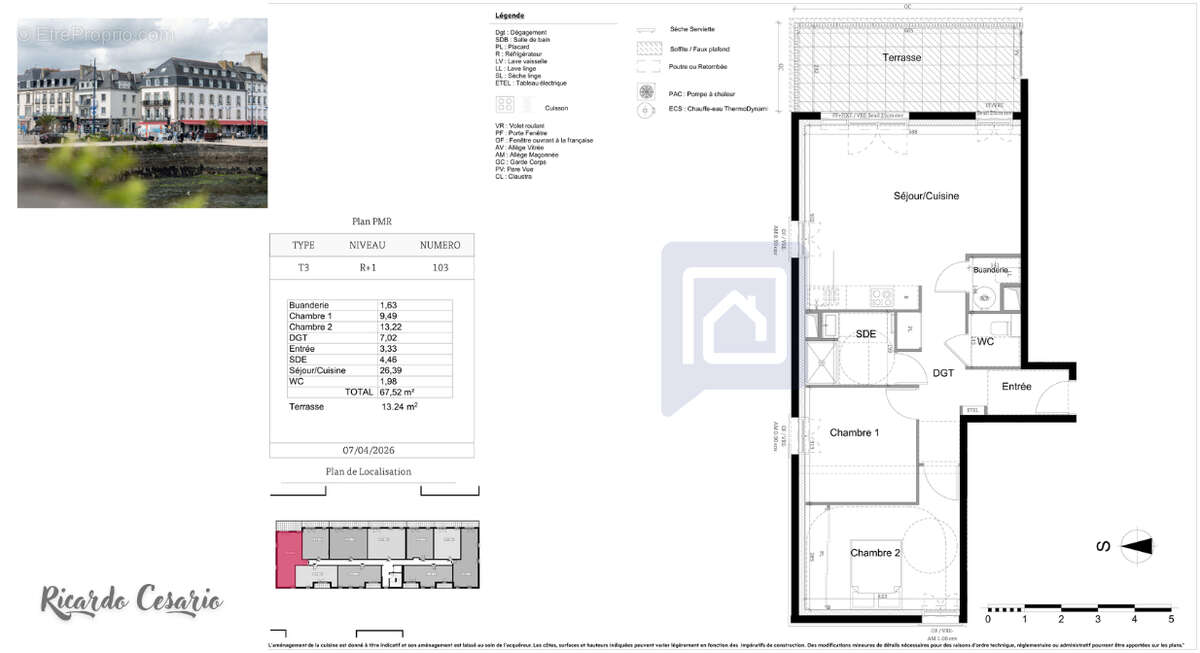 Appartement à CONCARNEAU
