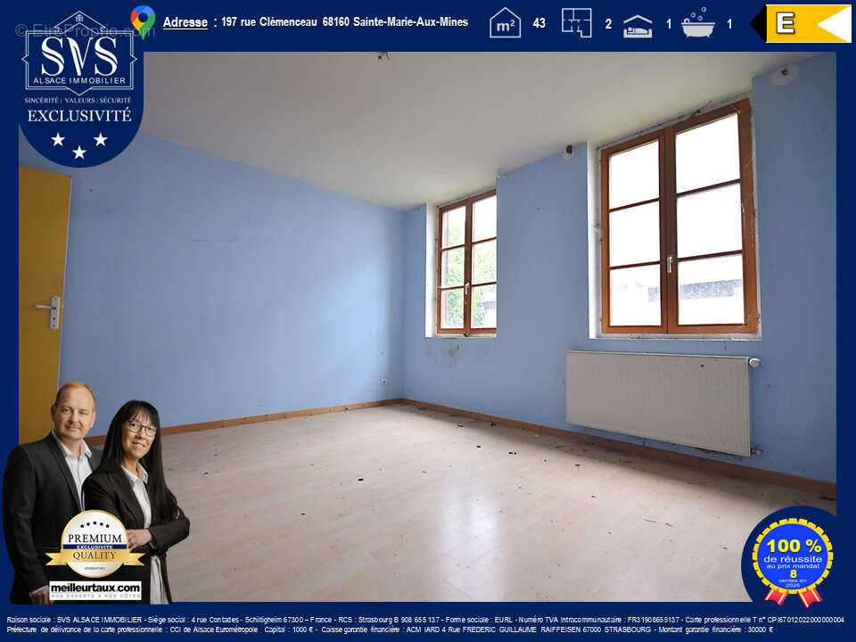 Appartement à SAINTE-MARIE-AUX-MINES