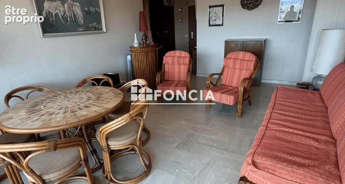 Mandelieu-la-Napoule, Cannes Marina : 2 pièces de 54 m² au 8ᵉ étage, vue mer panoramique et terrasse - photo 7