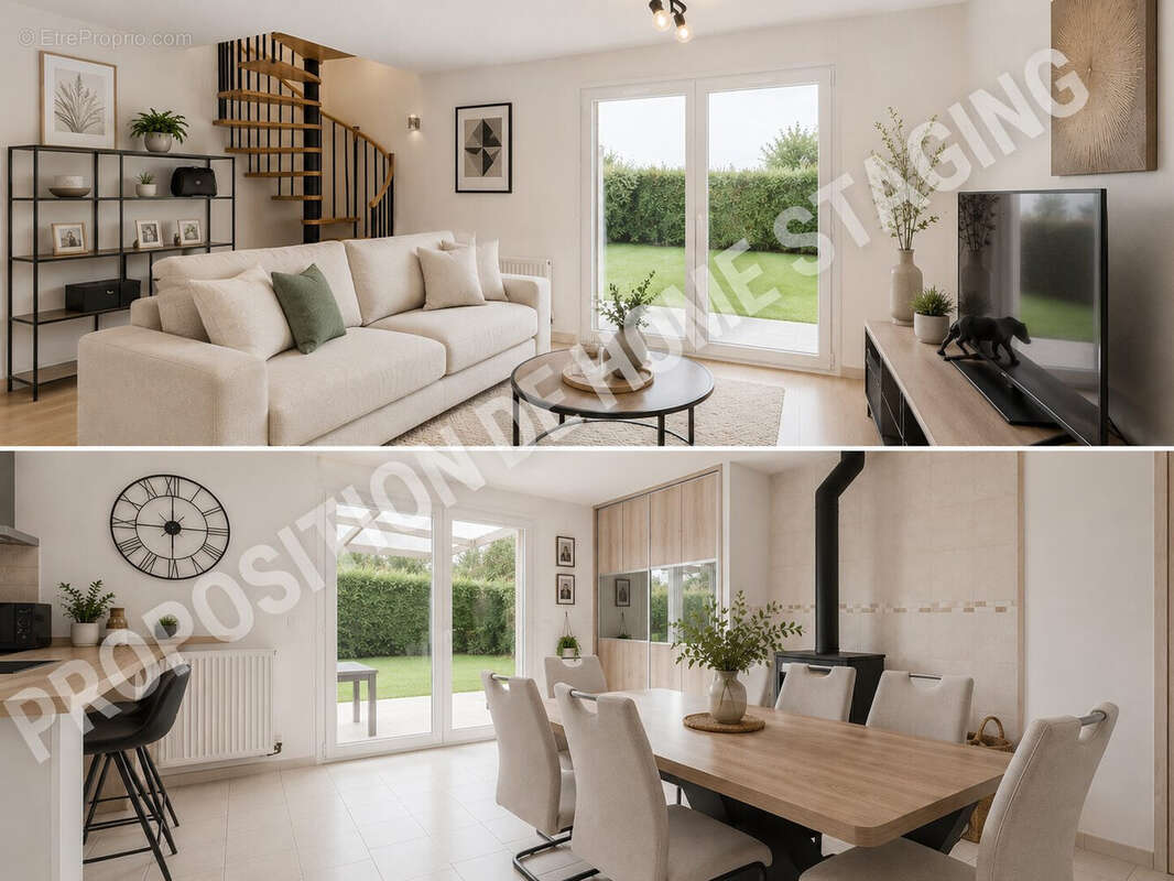 proposition home staging pièces de vie - Maison à LANDEDA
