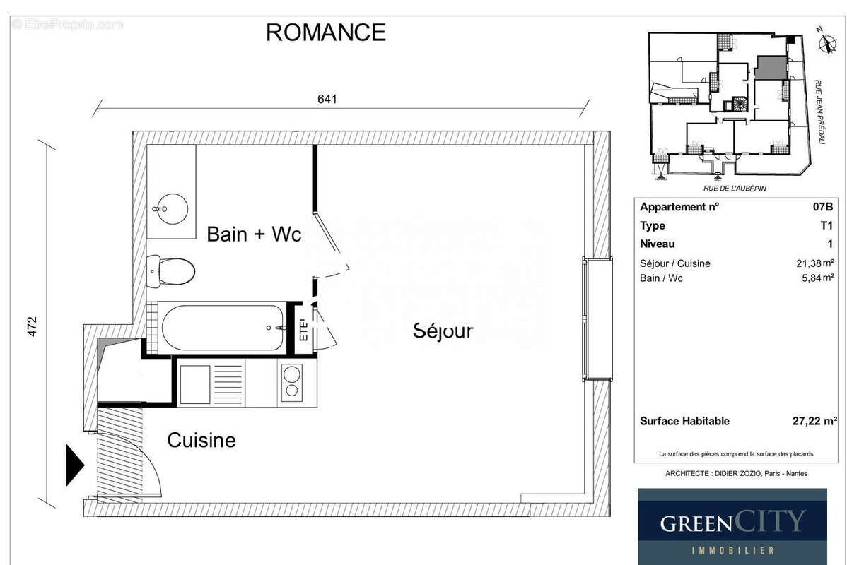 Appartement à ANGERS