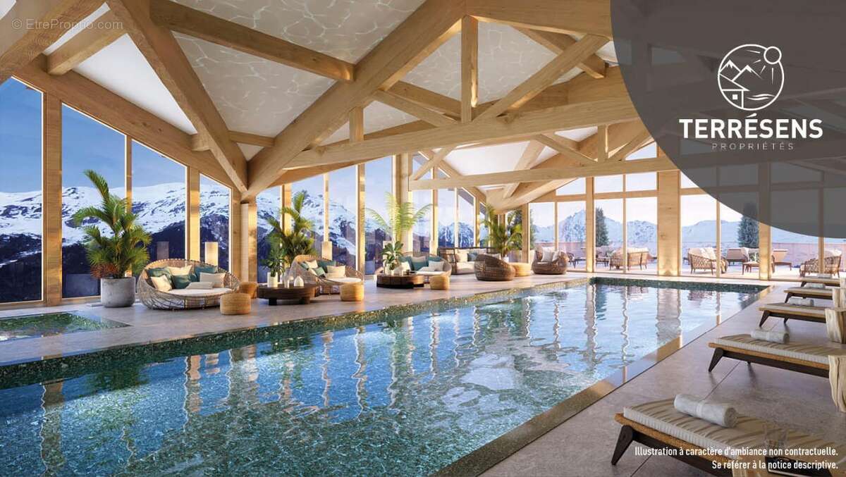 Appartement t2 cabine - résidence le coeur des cimes à la plagne montalbert - photo 3