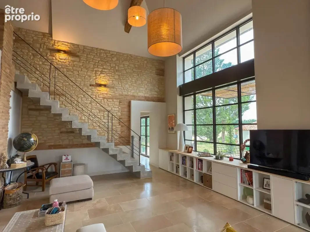 Maison en pierre traditionnelle avec une touche contemporaine ? Proche de L?Isle Jourdain & Toulouse - photo 12