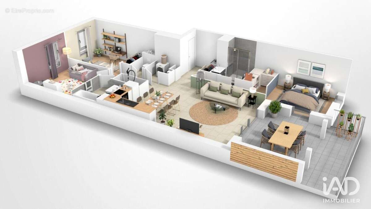 Appartement 90 m² à Echirolles  - photo 4
