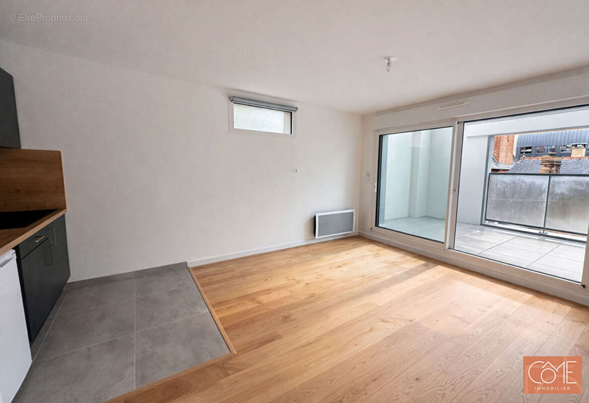 Type 1 30m² - neuf - loggia  8m² - residence standing - centre - gare 35 000 rennes - photo 5