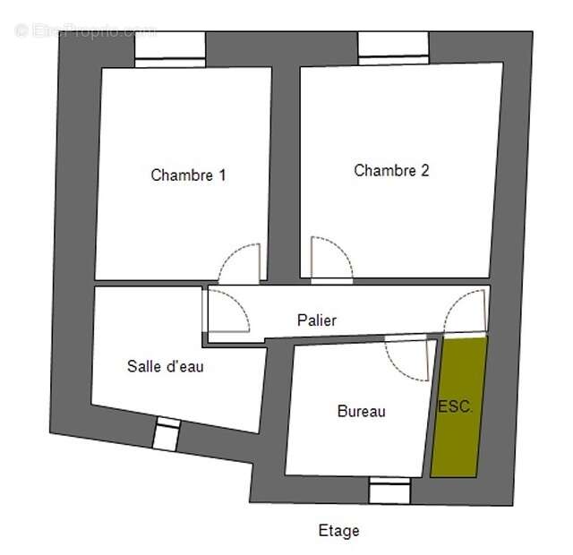 Plan indicatif du 1er étage