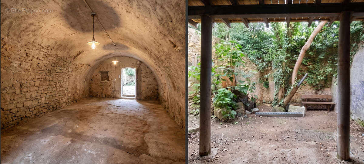 Maison de village Montpellier Celleneuve : Maison vigneronne T3 du XVIIIe avec terrasse, jardin et cave voûtée - photo 12