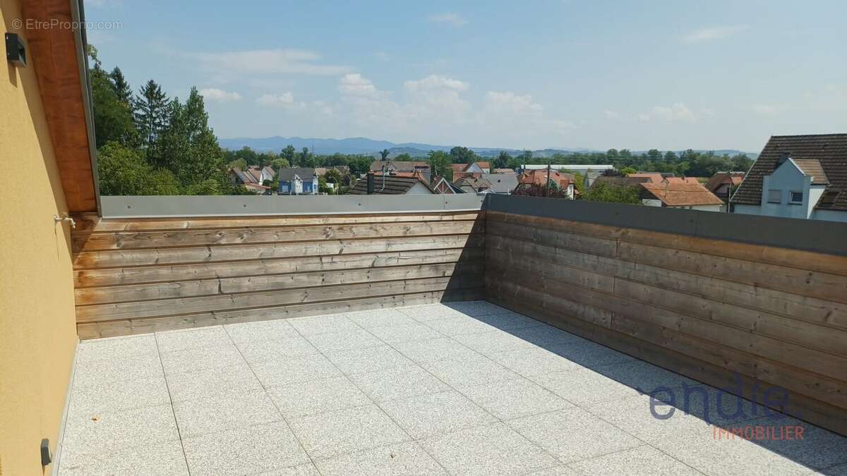 ROSENAU  Magnifique F2 de standing au dernier étage avec terrasse de 18,86 m² - photo 11