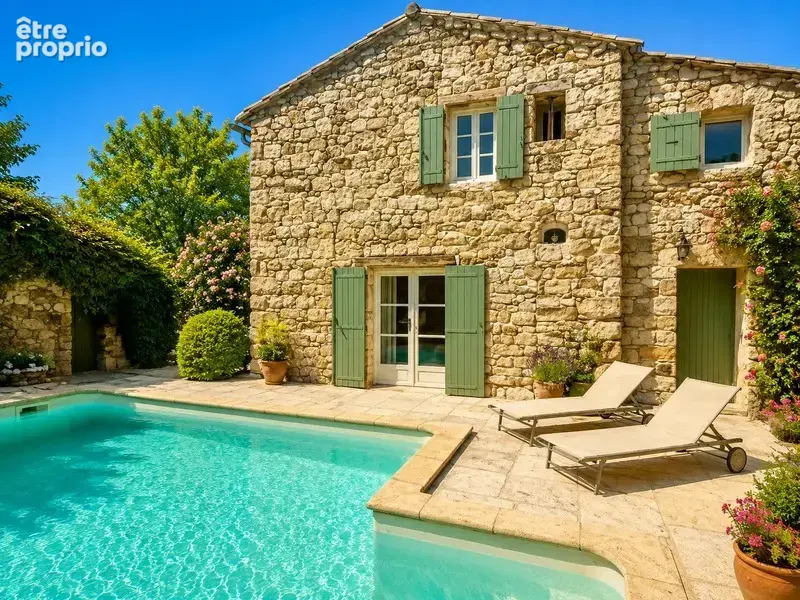 Mas de village avec jardin et piscine dans un hameau de Murs à 7 minutes de Gordes - photo 4
