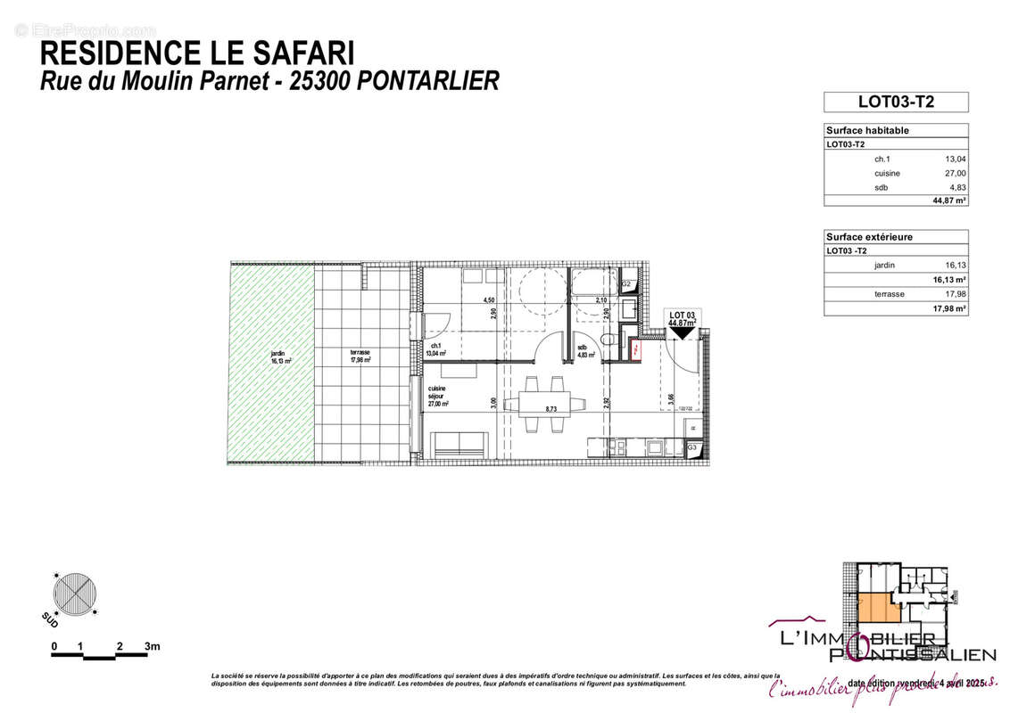 Appartement à PONTARLIER