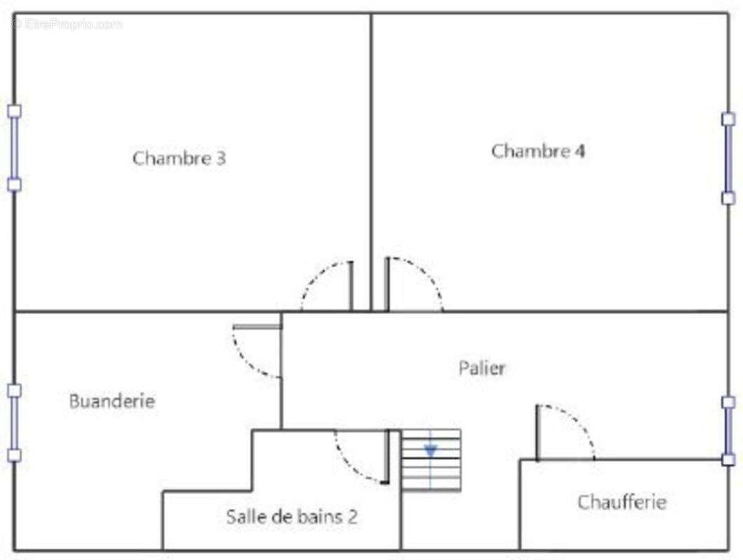Appartement duplex - 4 chambres - parking privé -  proche centre ville - lisieux (14100) - photo 14