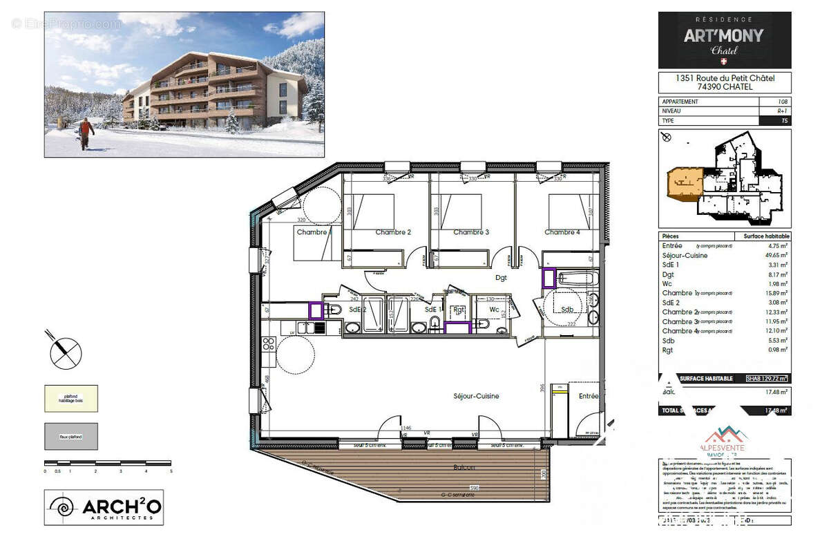 Appartement à CHATEL