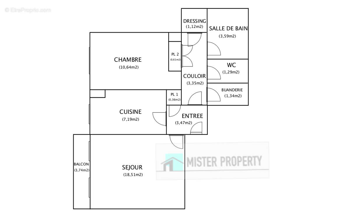 Appartement à RUEIL-MALMAISON