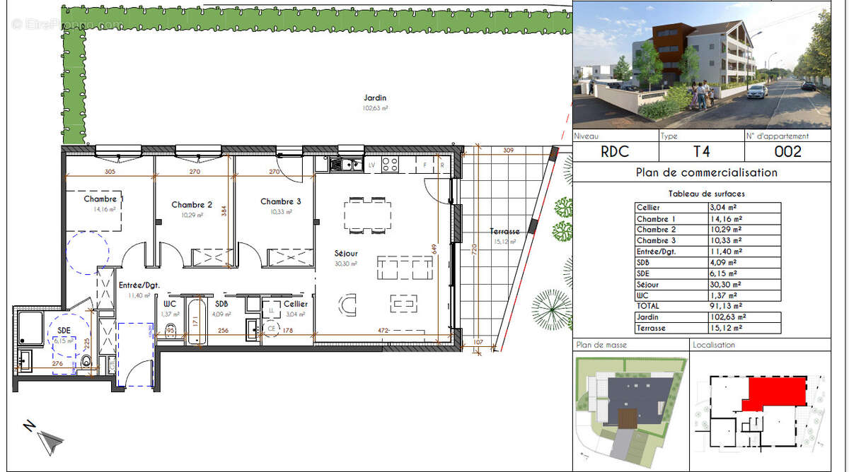 Petite résidence de charme de 12 appartements vendus neufs , été 2027, quartier calme et résidentiel - photo 15