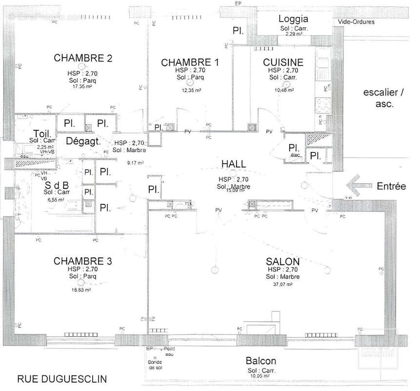 Appartement à LYON-6E