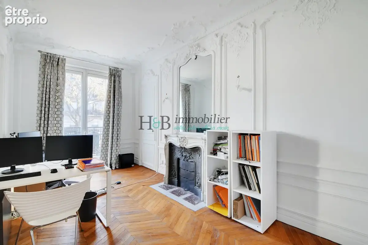 Alésia / 170m2 / Parquet Moulures Cheminées - photo 7