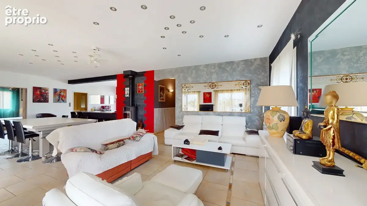 Maison plain pieds 4 chambres 6 pièces 133.12 m2 38260 - photo 6