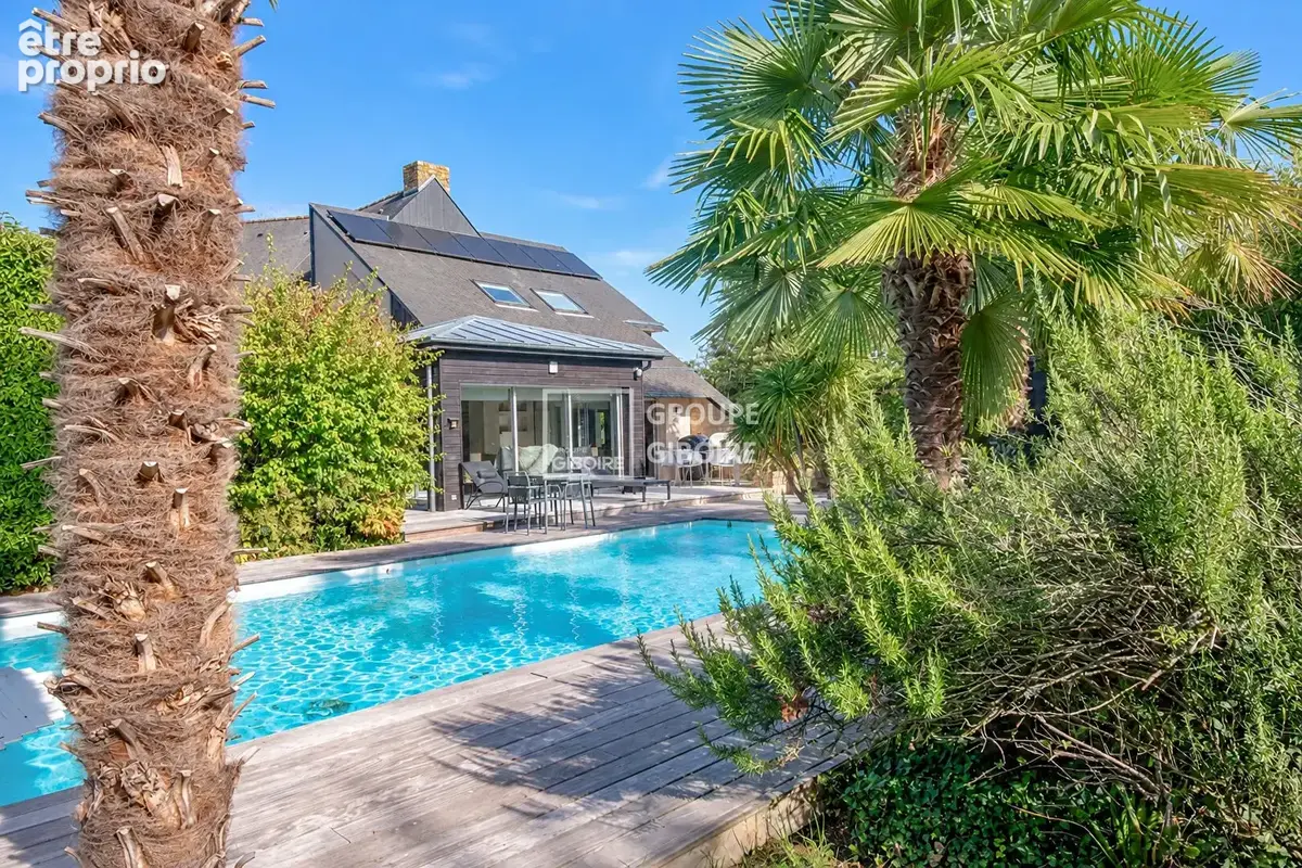 A VENDRE - Agence GIBOIRE de Rennes - Maison d'architecte de 230,91 m²  - Saint - Grégoire - Rennes métropole - photo 1