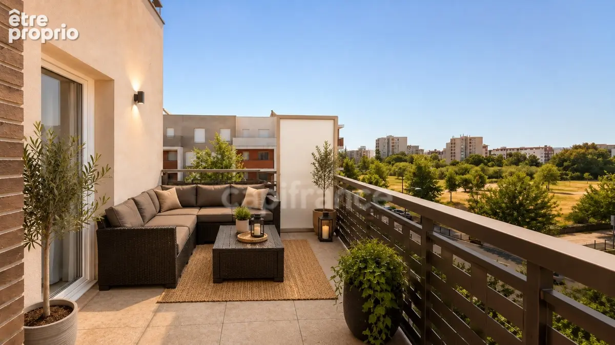 Fleury merogis, rue de la coulée verte, appartement t3 63 m² avec grand balcon et deux stationnements en sous-sol - photo 8