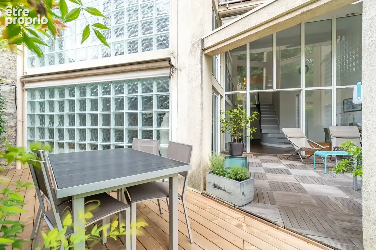Asnières - quartier des philosophes -  superbe loft avec jardin - photo 2