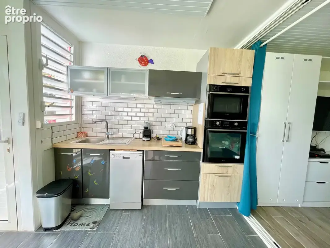 Anse des rochers : 1/4 villa t2 rdc de 35,37 m2 meuble citerne acces plage et piscine - photo 5