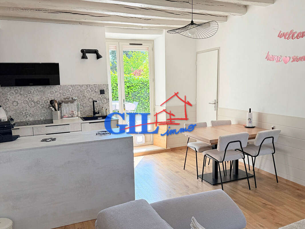 Seine port - maison briarde en pierre de 65m² hab. - photo 9