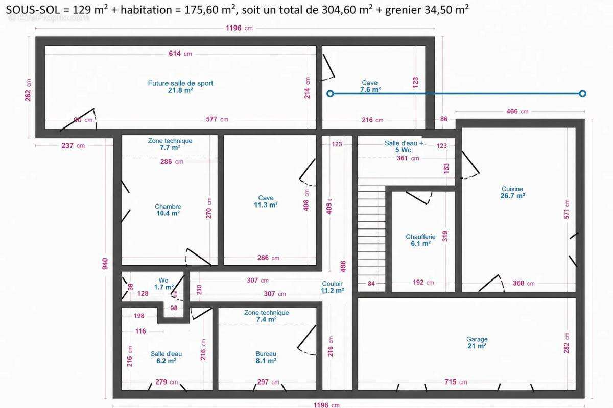Maison de 7 pièces de 172 m² à Selles-sur-Cher - photo 20