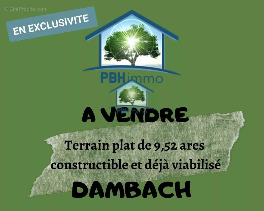 Terrain à DAMBACH
