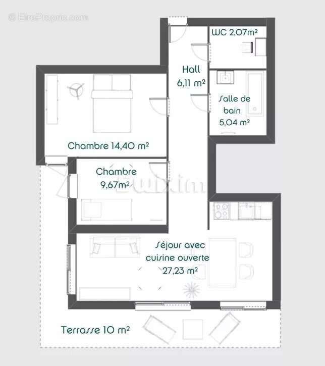 Appartement à LYON-8E