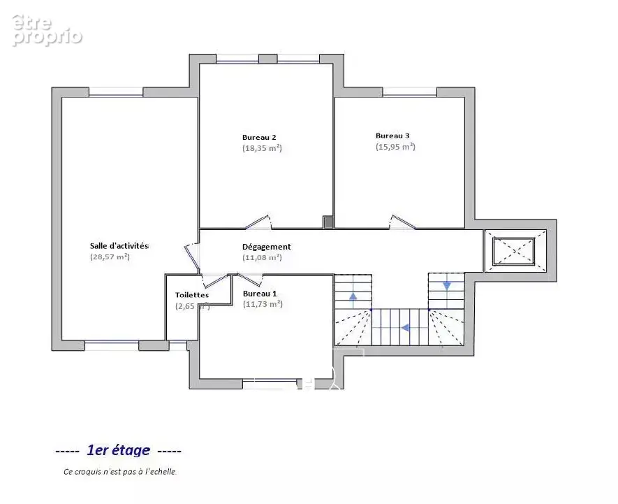 Melun immeuble en toute propriete libre de 402 m² avec ascenceur et parking privatif - photo 16