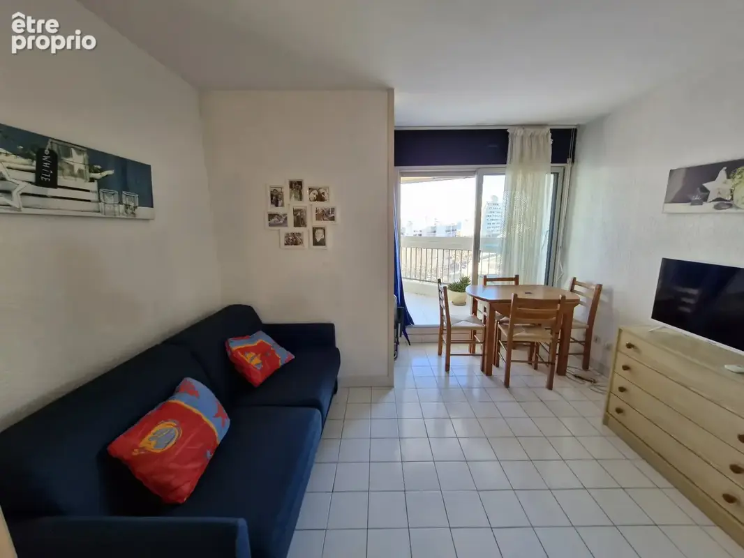 Studio cabine avec parking dernier etage vue sur mer - photo 3