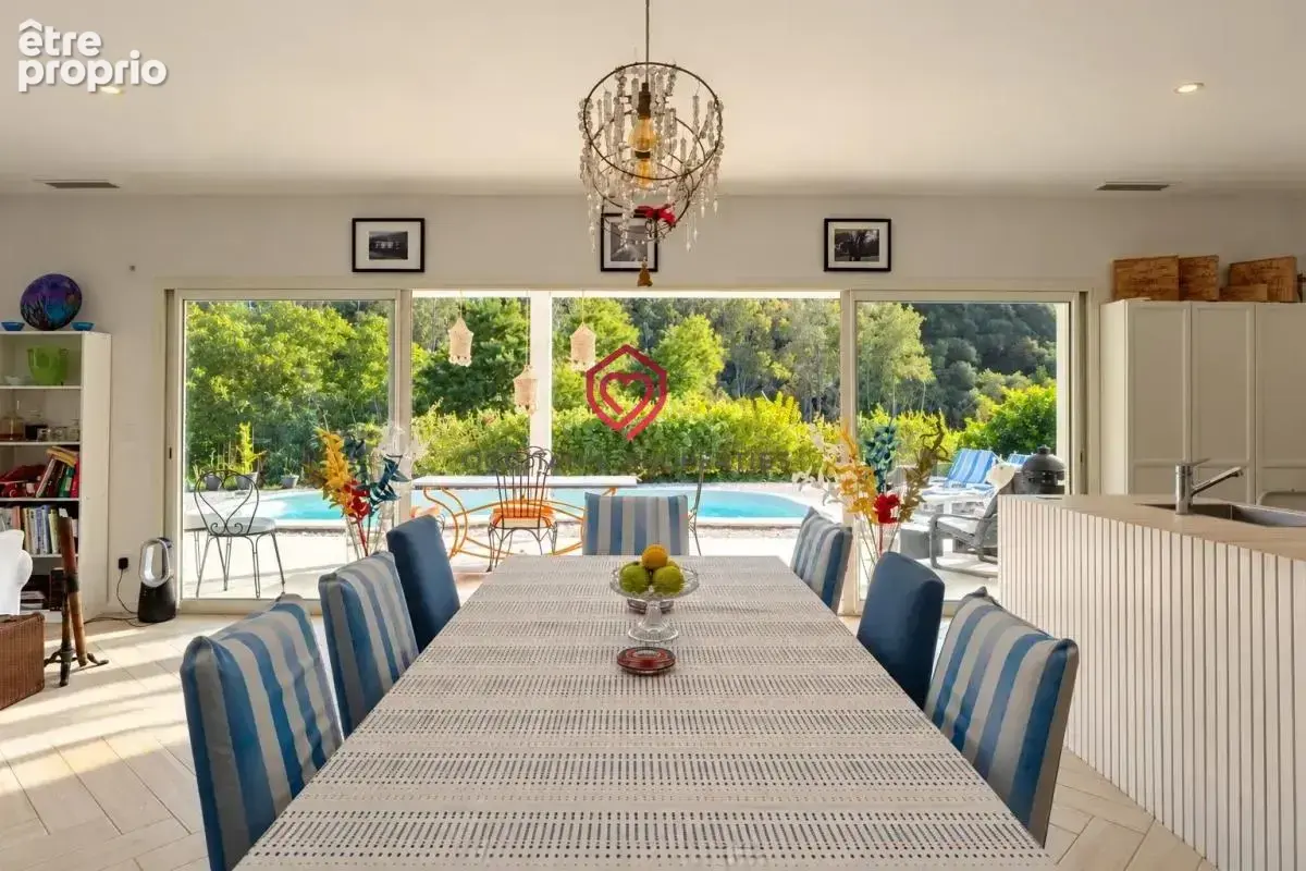 Villa récente de plain-pied avec piscine et vue sur Roquebrun - photo 8