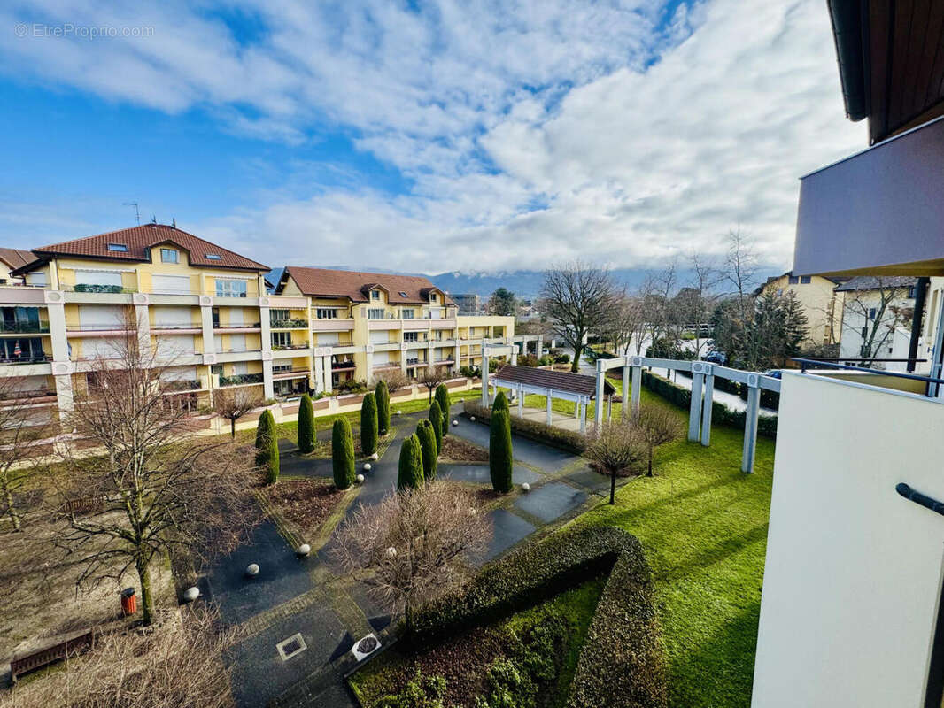 vue balcon (2) - Appartement à SAINT-JULIEN-EN-GENEVOIS
