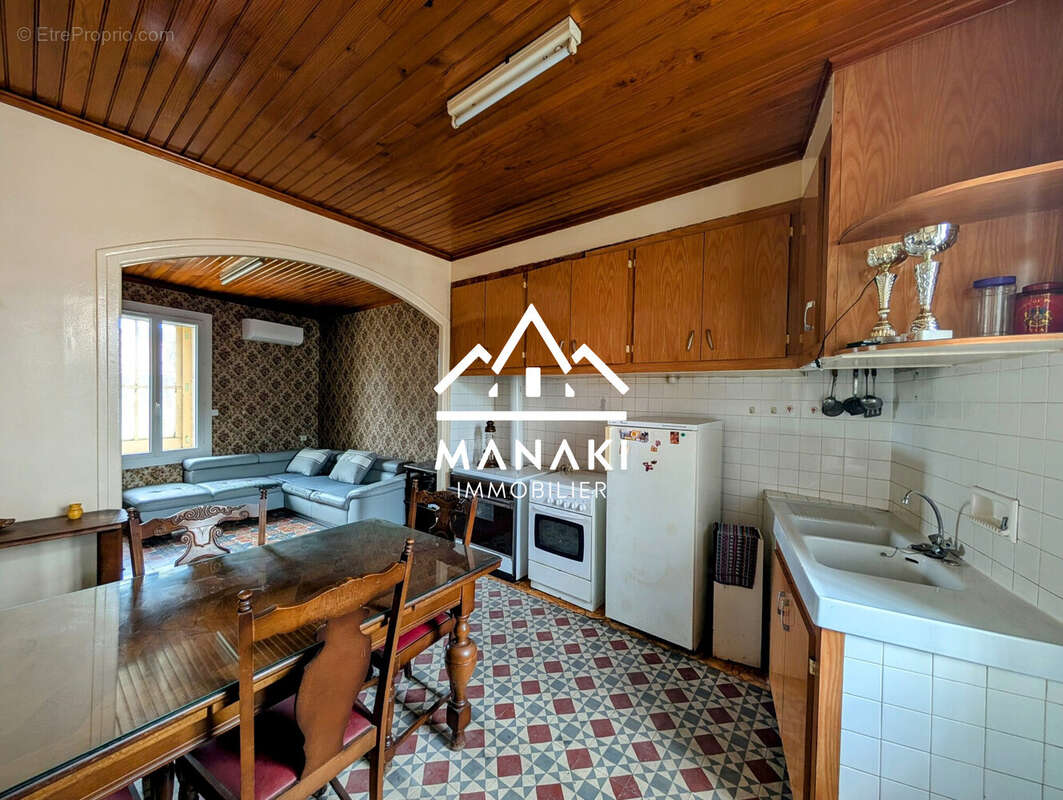 Salle à manger-cuisine  - Maison à LE SOLER