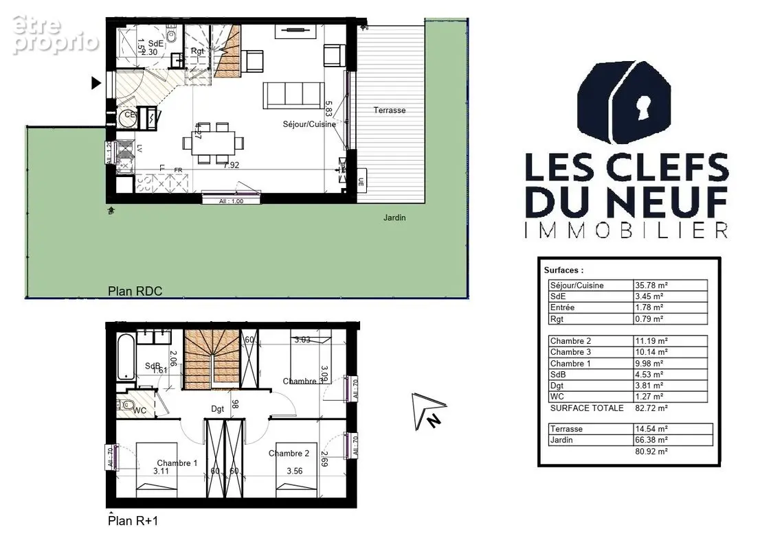 Maison 4 pièces 85 m2 + Terrasse / Jardin / Parking ! Rouffiac Tolosan - photo 8