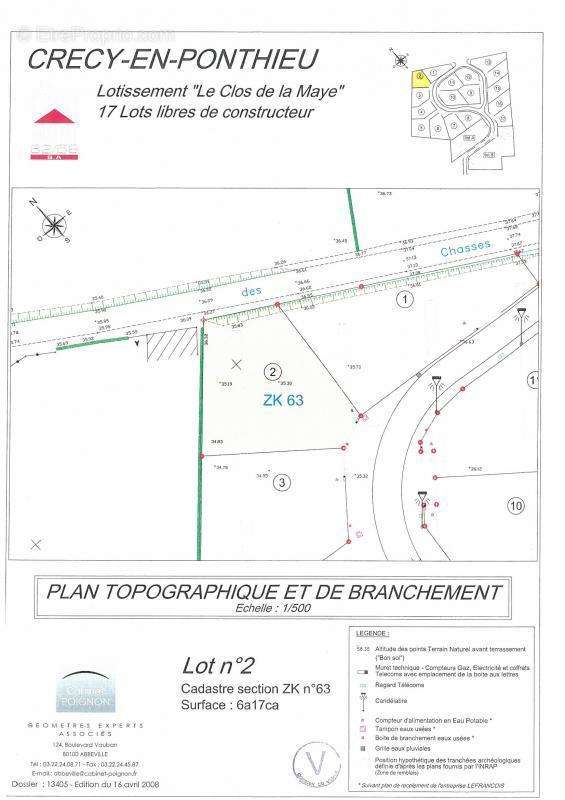 Terrain à CRECY-EN-PONTHIEU