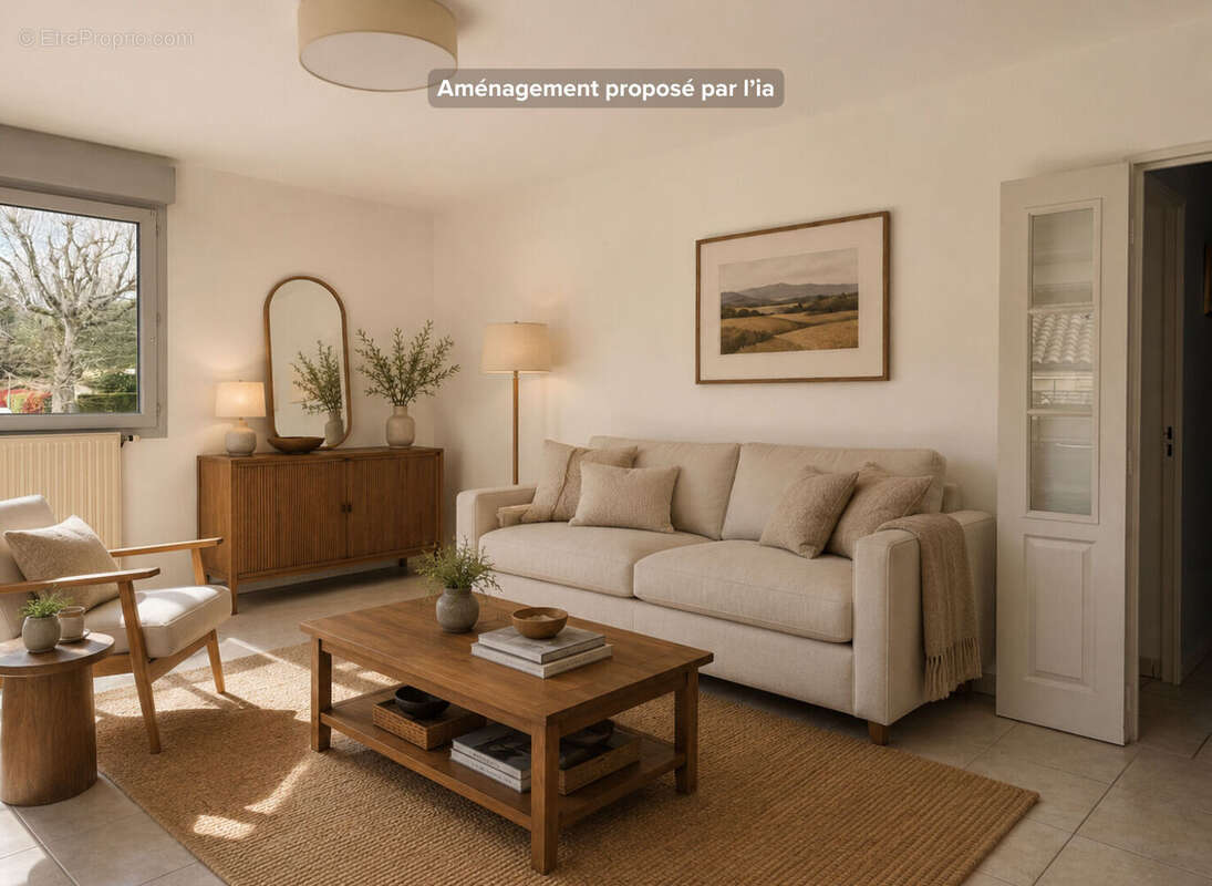 Liergues Appartement T3 avec terrasse dans copropriété sécurisée - photo 3