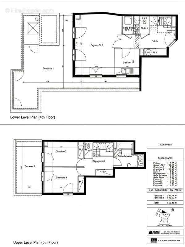 Appartement à PARIS-6E
