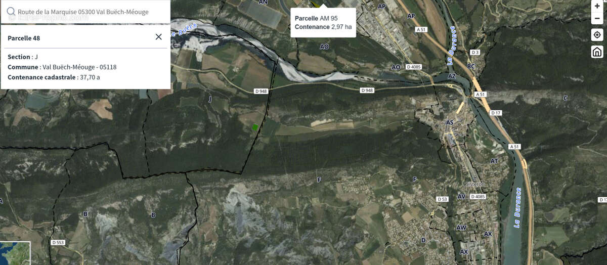 Terrain à BARRET-SUR-MEOUGE