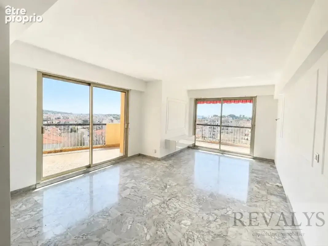 Alpes maritimes (06) - nice nord /st sylvestre - a vendre appartement 4 pieces en avant dernier etage plein sud terrasse 28m2 - photo 5
