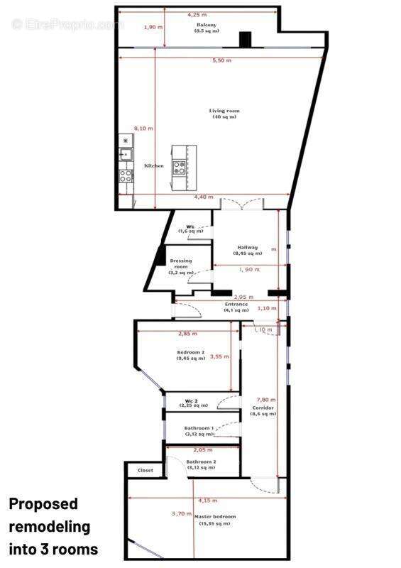 Appartement à NICE