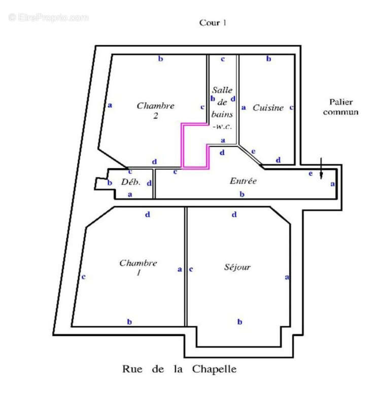 Appartement à PARIS-18E