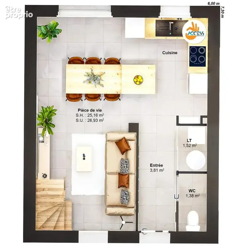Maison 4 pièces 62 m2 - photo 7