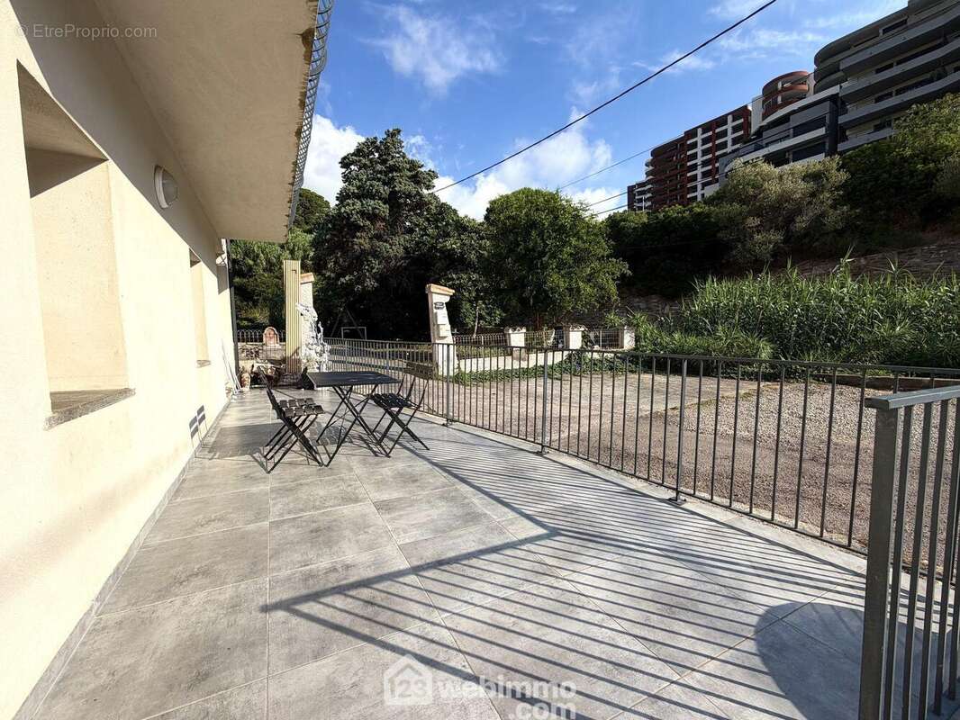 La terrasse de 17m2 - Appartement à SAN-MARTINO-DI-LOTA